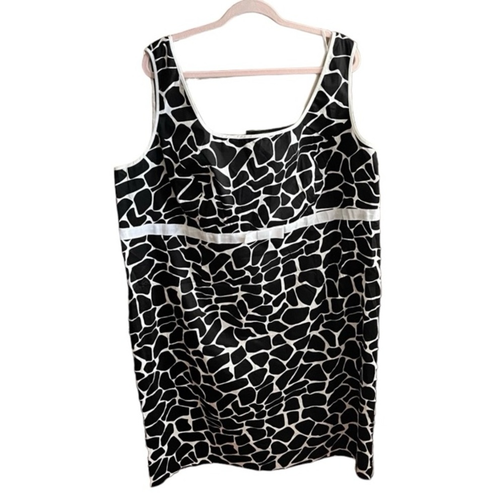 Le Bos giraffe print mini dress size 24W